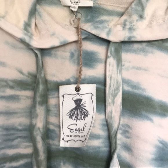 NWT Faded Olive Long Sleeve Oversized Terry Hoodie - Picture 7 of 7